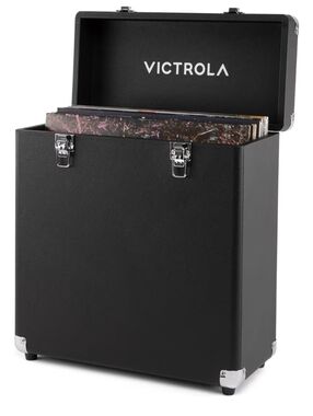 Victrola Collector II (2026 Model) – 30 Count Vinyl Record Storage Case – Black